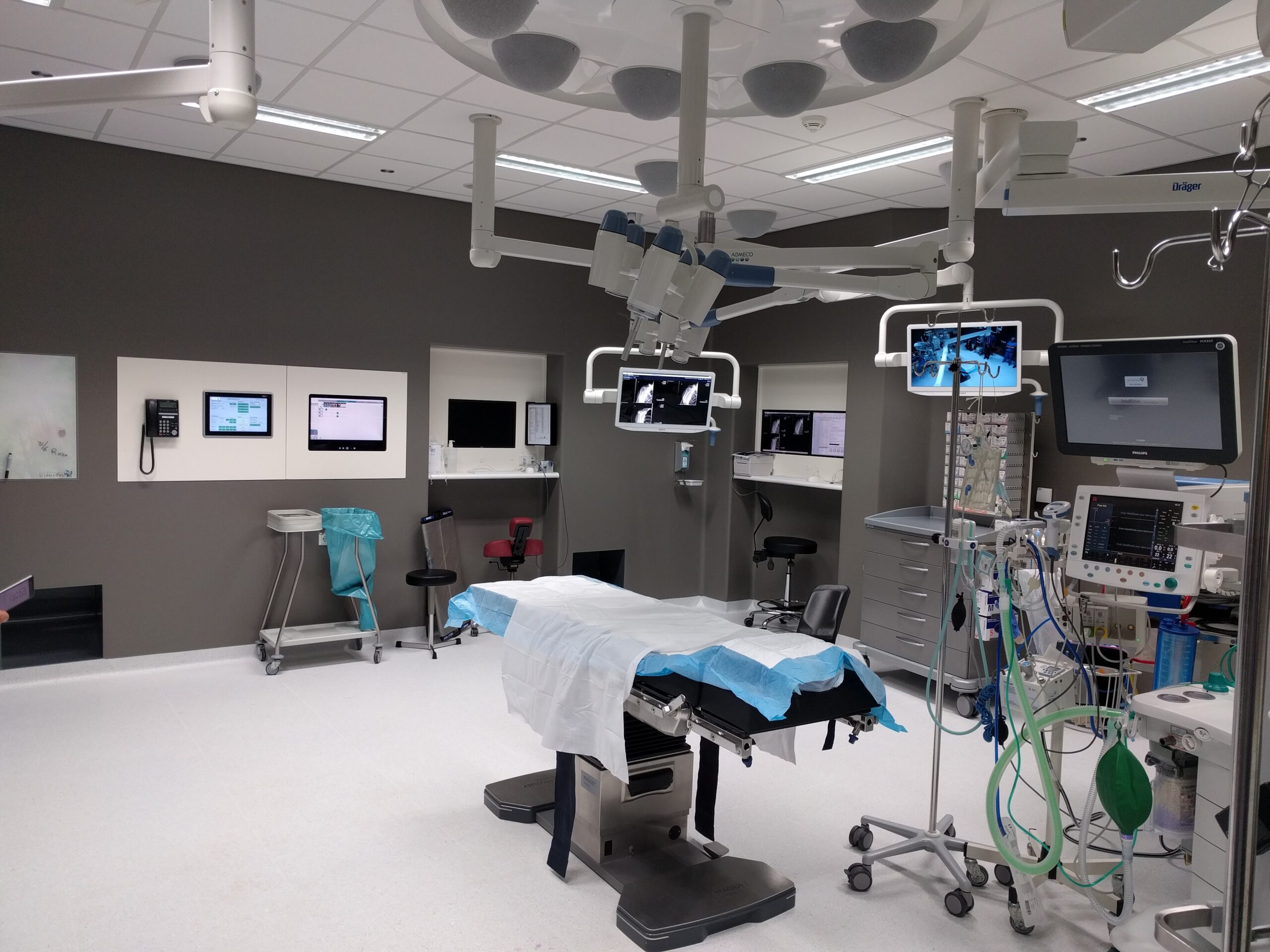 a operating room in a hospital